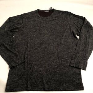 4 Youmen Collection dark gray lightweight knit sweater